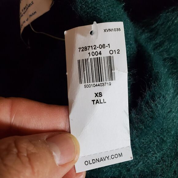Old Navy Eyelash Party  Sweater Size XS Tall NWT - Picture 5 of 9